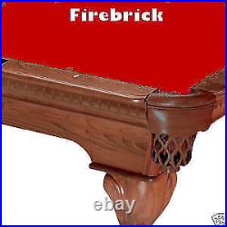 7' Firebrick ProLine Classic Billiard Pool Table Cloth Felt SHIPS FAST