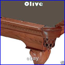8' Olive ProLine Classic Billiard Pool Table Cloth Felt SHIPS FAST