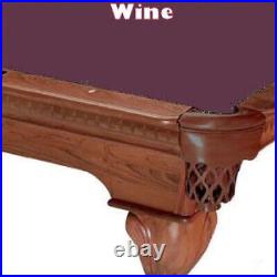 8' Oversize Wine ProLine Classic Teflon Billiard Pool Table Cloth Felt