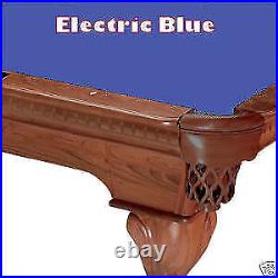 8' Pro Oversized Electric Blue ProLine Classic Billiard Pool Table Cloth Felt