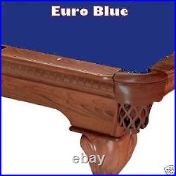 9' Euro Blue ProLine Classic 303 Billiard Pool Table Cloth Felt