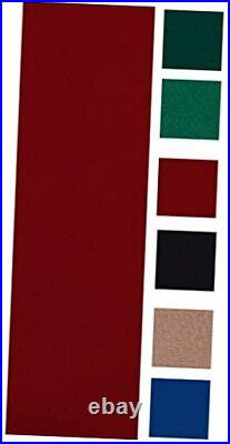 Accuplay Worsted Fast Speed Pre Cut Pool Table Felt For 7 foot table Burgundy