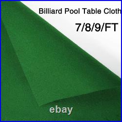 Billiard Cloth Pool Table Felt Cloth with 6 Cloth Strips for 7/8/9 Foot Table Fa