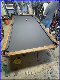 Billiard Cloth Pool Table Felt for 8 Ft Table Gray Beginner/ Intermediate Player