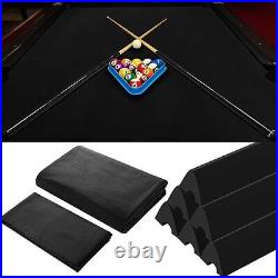 Billiard Cloth for 8 ft Pool Table Pre Cut Pool Table Felt Billiard Black