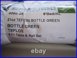 Championship 4066 Invitational Pool Table Felt Cloth withTeflon 8FT Bottle Green
