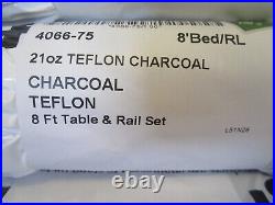 Championship 4066 Invitational Pool Table Felt Cloth withTeflon 8FT Charcoal