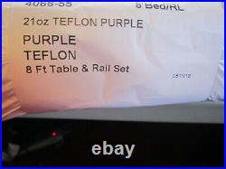 Championship 4066 Invitational Pool Table Felt Cloth withTeflon 8FT Purple