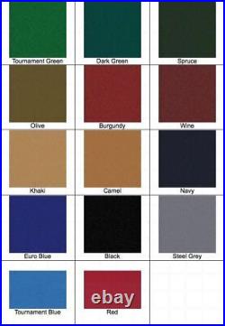 New 7' Proform High Speed Pool Table Cloth Felt Olive Ships Fast