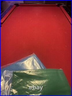 Wool Pool Table Felt HIGH QUALITY Includes Pre-Cut Rails for up to 9ft Table