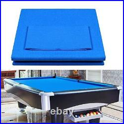 Worsted Blend Billiard Cloth Pool Table Felt Fast Speed for for 7' Table Blue